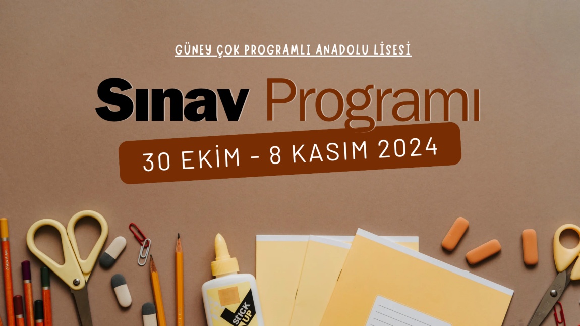 SINAV PROGRAMI