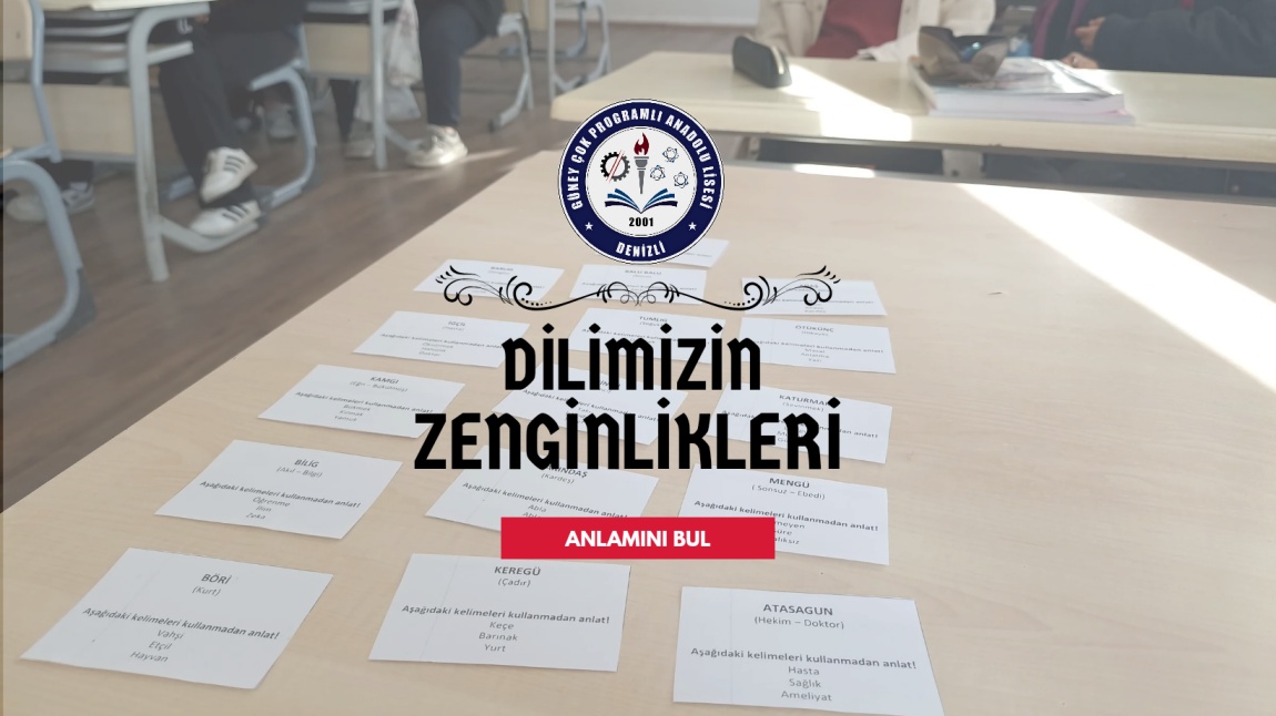 DİLİMİZİN ZENGİNLİKLERİ